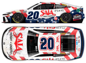 2026 Christopher Bell #20 Saia LTL Patriotic 1/24 Diecast