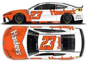 2026 Bubba Wallace #23 Hardee's Flashback 1/64 Diecast