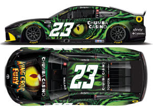 2026 Bubba Wallace #23 Chumba Casino King Croc Fury 1/64 Diecast