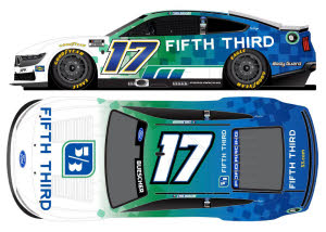 2026 Chris Buescher #17 Fifth Third Bank 1/64 Diecast