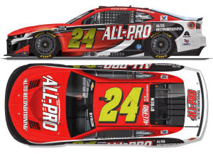 2026 William Byron #24 All-Pro 1/24 Diecast