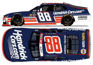 2026 Chase Elliott #88 HendrickCars.com Patriotic 1/24 Diecast