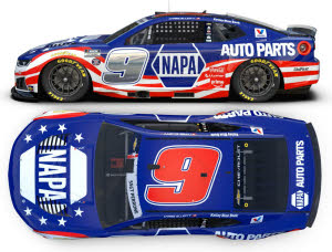 2026 Chase Elliott #9 NAPA Patriotic 1/24 Diecast