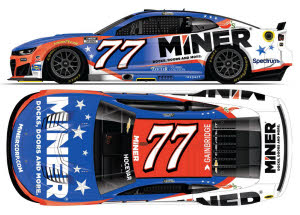 2026 Carson Hocevar #77 Miner Fan Vote 1/24 Diecast