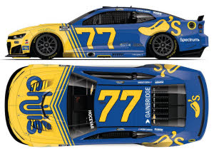 2026 Carson Hocevar #77 Chili's "Marg Machine" - Darlington Throwback 1/64 Diecast