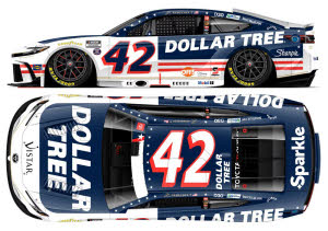 2026 John Hunter Nemechek #42 Dollar Tree Patriotic 1/24 Diecast
