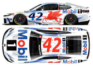 2026 John Hunter Nemechek #42 Mobil 1 1/24 Diecast