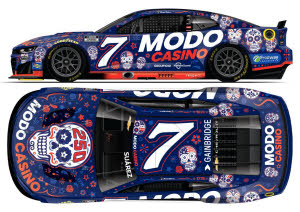 2026 Daniel Suarez #7 Modo Casino Sugar Skulls 1/24 Diecast