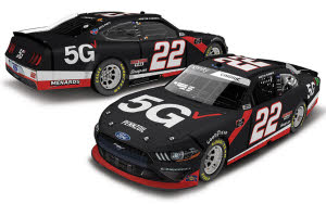 2021 Austin Cindric #22 Verizon 5G - Daytona Win / Raced 1/24 Diecast - Autographed