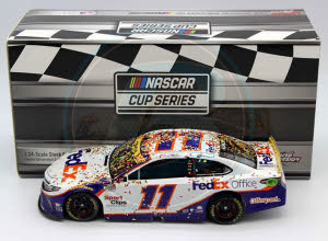 2021 Denny Hamlin #11 FedEx Office - Las Vegas Win / Raced 1/24 Diecast