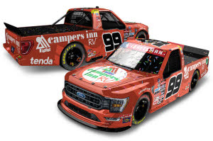 2023 Ben Rhodes #99 Campers Inn RV - Charlotte Win / Raced Truck 1/24 Diecast