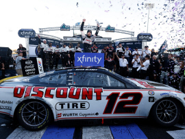 2023 Ryan Blaney #12 Discount Tire - Martinsville Win / Raced 1/64 Diecast