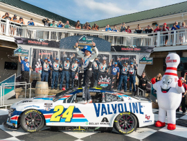 2023 William Byron #24 Valvoline - Watkins Glen Win / Raced 1/64 Diecast