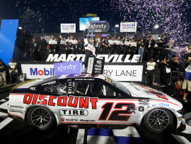 2024 Ryan Blaney #12 Discount Tire - Martinsville Win / Raced 1/24 Diecast