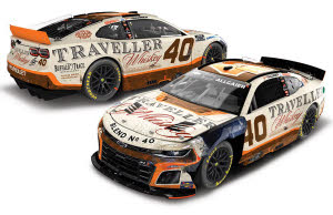 2025 Justin Allgaier #40 Traveller Whiskey - Daytona 500 Raced 1/24 Diecast