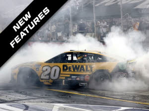 2025 Christopher Bell #20 DEWALT - Bristol Win / Raced 1/64 Diecast