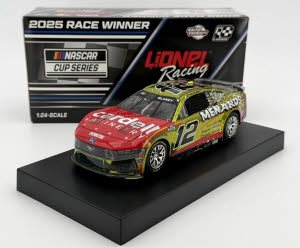 2025 Ryan Blaney #12 Menards - Nashville Win / Raced / Color Chrome 1/24 Diecast