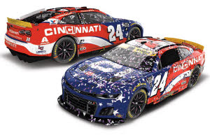 2025 William Byron #24 Cincinnati - Martinsville Win / Raced 1/64 Diecast