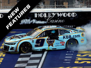 2025 Chase Elliott #9 Kelley Blue Book - Kansas Win / Raced 1/64 Diecast