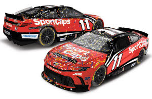 2025 Denny Hamlin #11 Sport Clips - Darlington Win / Raced 1/24 Diecast