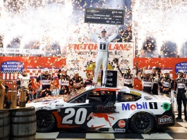 2025 Christopher Bell #20 Mobil 1 - NASCAR All-Star Win / Raced 1/64 Diecast