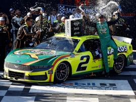 2025 Austin Cindric #2 Menards - Talladega Win / Raced 1/24 Diecast