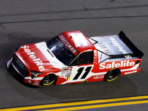 2025 Corey Heim #11 Safelite - Daytona Win / Raced Truck 1/64 Diecast