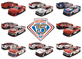 2025 Wood Brothers Racing 75th Anniversary 8-Car 1/64 Diecast Set