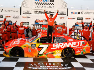 2026 Justin Allgaier #7 BRANDT - Darlington Win / Raced 1/24 Diecast