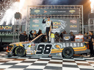 2026 Jake Garcia #98 Quanta Services - Bristol Win / Raced Truck 1/64 Diecast