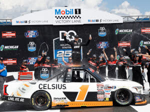 2026 Corey Heim #1 CELSIUS - Michigan Win / Raced Truck 1/64 Diecast