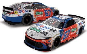 2026 Corey Heim #67 Mobil 1 / O'Reilly Patriotic - San Diego Win / Raced 1/24 Diecast