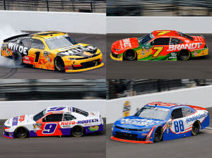 2026 JRM JR Motorsports / Brickyard Sweep 4-Car 1/64 Set