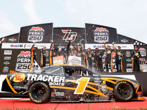 2026 Carson Kvapil #1 Bass Pro Shops / Tracker Boats / Iowa Win 1/24 Diecast