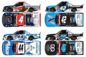 2026 Niece Motorsports 4-Truck NASCAR 1/64 Set