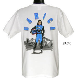 #7 Danica Patrick - Motorola IndyCar Pose / Vintage INDY T-Shirt