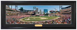 St. Louis Cardinals / First Pitch New Busch Stadium - Framed Panoramic