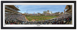 Chicago Cubs / 100 Years at Wrigley Field - Framed Panoramic