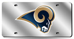 Los Angeles Rams - NFL Laser Tag License Plate