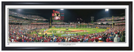 Philadelphia Phillies 2008 World Series Opening Ceremony - Framed Panoramic