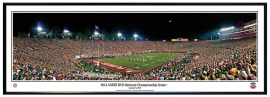 Florida Seminoles 2014 BCS National Championship Game - Framed Panoramic
