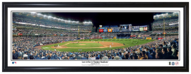 New York Yankees / Jeters Last at Bat Yankee Stadium - Framed Panoramic